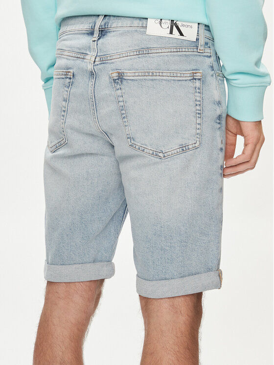 Calvin Klein Jeans Calvin Klein Jeans Farmer rövidnadrág J30J324871 Kék Slim Fit