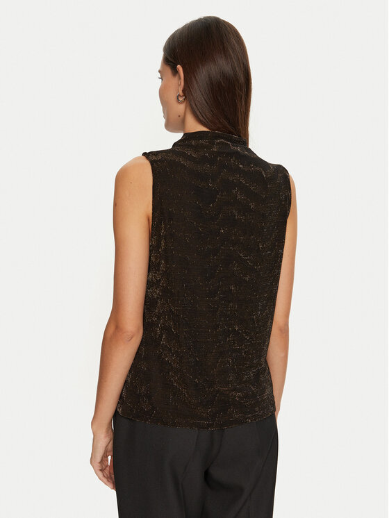 Vero Moda Vero Moda Top Lucy 10316749 Hnedá Regular Fit