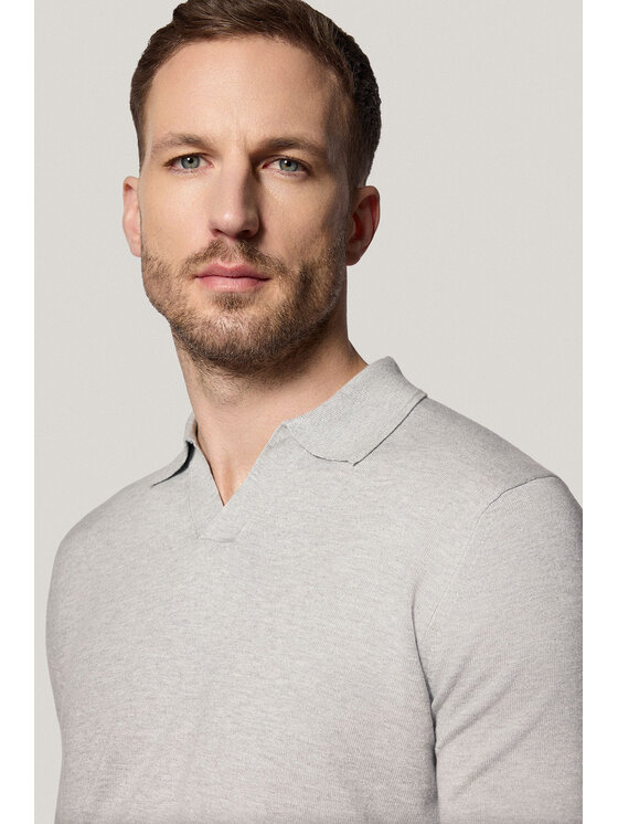 Próchnik Próchnik Polo PM6 PO073125000045 Szary Regular Fit