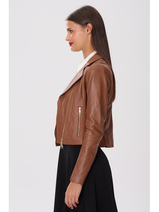 Castellani Castellani Ramoneska Francesca Brązowy Regular Fit