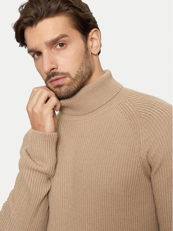 Jack&Jones Jack&Jones Dolčevita Pannel 12258472 Bež Regular Fit