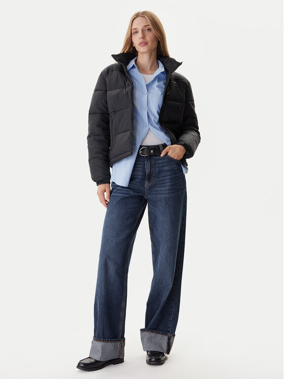 Tommy Jeans Tommy Jeans Geacă de iarnă DW0DW21619 Negru Relaxed Fit