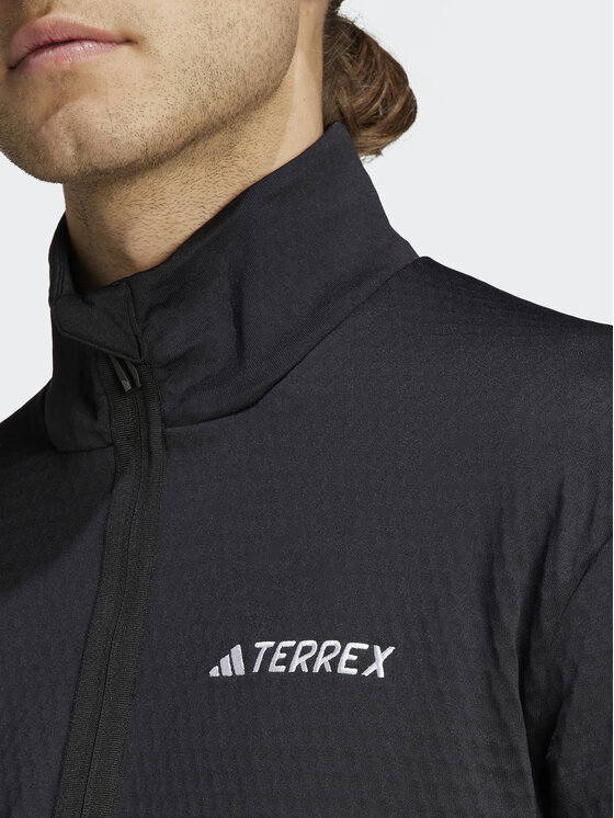 adidas adidas Fleecová mikina IB1818 Čierna Slim Fit
