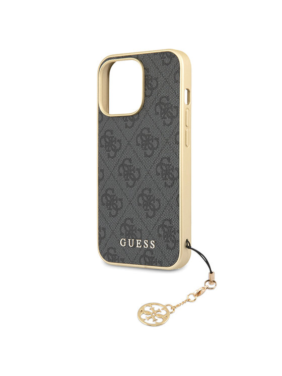 Guess Guess Etui na telefon 4G Charms Collection Szary