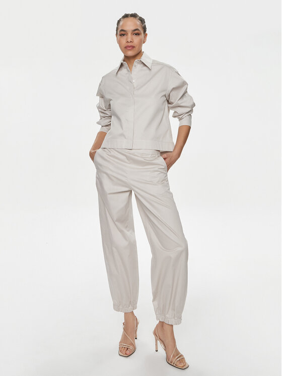 Max Mara Leisure Max Mara Leisure Риза Dandy 2416111028 Сив Regular Fit
