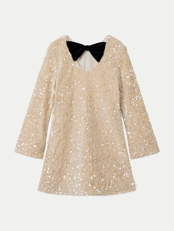 NAME IT NAME IT Elegantné šaty 13238600 Béžová Regular Fit