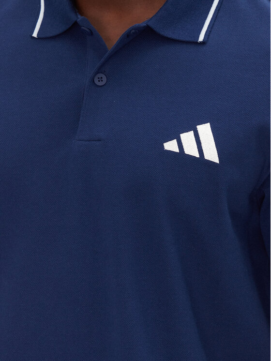 adidas adidas Polo majica Essentials Small Logo JE9021 Mornarsko modra Regular Fit