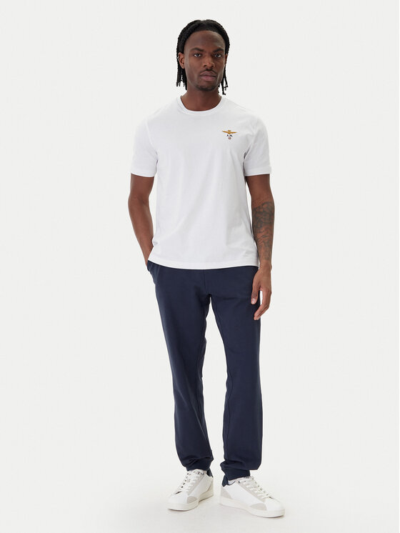Aeronautica Militare Aeronautica Militare Tricou 261TS1580UJ00372 Alb Regular Fit
