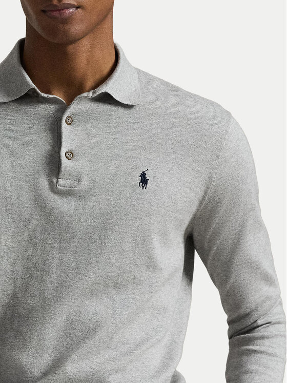 Polo Ralph Lauren Polo Ralph Lauren Polo 710P04446002 Szary jasny Regular Fit