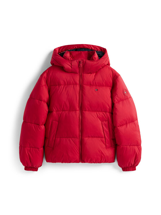 Tommy Hilfiger Tommy Hilfiger Žieminė striukė KG0KG08759 S Raudona Regular Fit