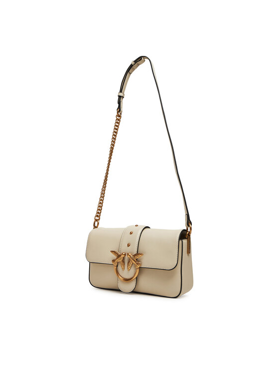 PINKO PINKO Сумка Love One Mini Slouchy Fl PE 25 PLTT 104340 A0QO Écru