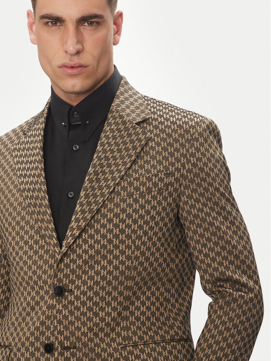KARL LAGERFELD KARL LAGERFELD Піджак 155106 552115 Коричневий Slim Fit