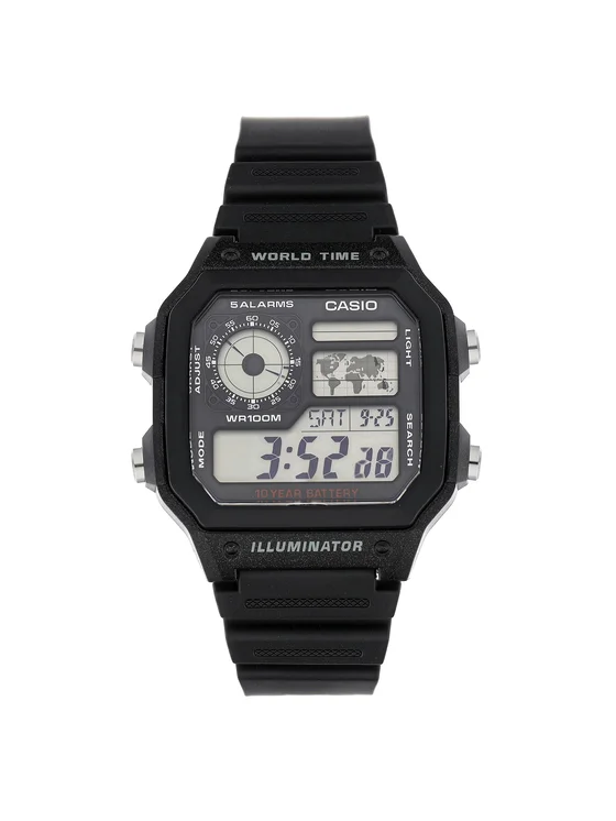Casio Uhr AE-1200WH-1AVEF Schwarz