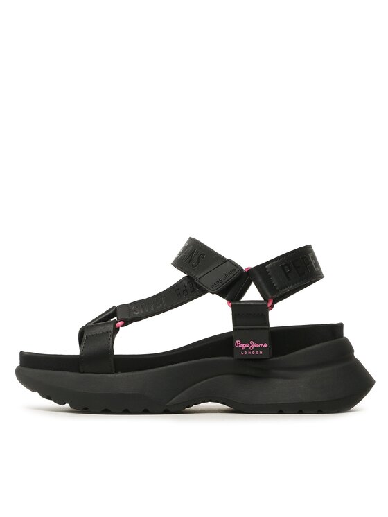 Pepe Jeans Sandales à Plateforme Venus Point Pour Femme, Rose Clair, 4 UK