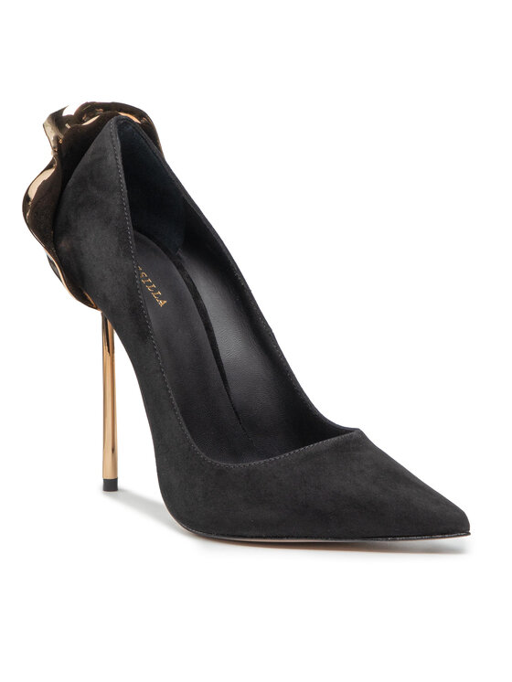 Le Silla Le Silla High Heels Deco Petalo 3110M100G3PPVEL212 Schwarz