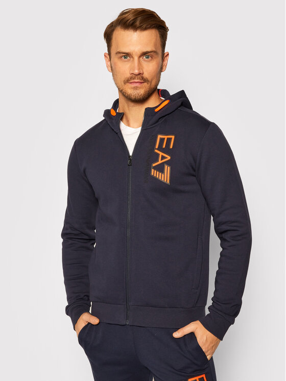 EA7 Emporio Armani EA7 Emporio Armani Felpa 6HPM57 PJ07Z 1554 Blu scuro Regular Fit