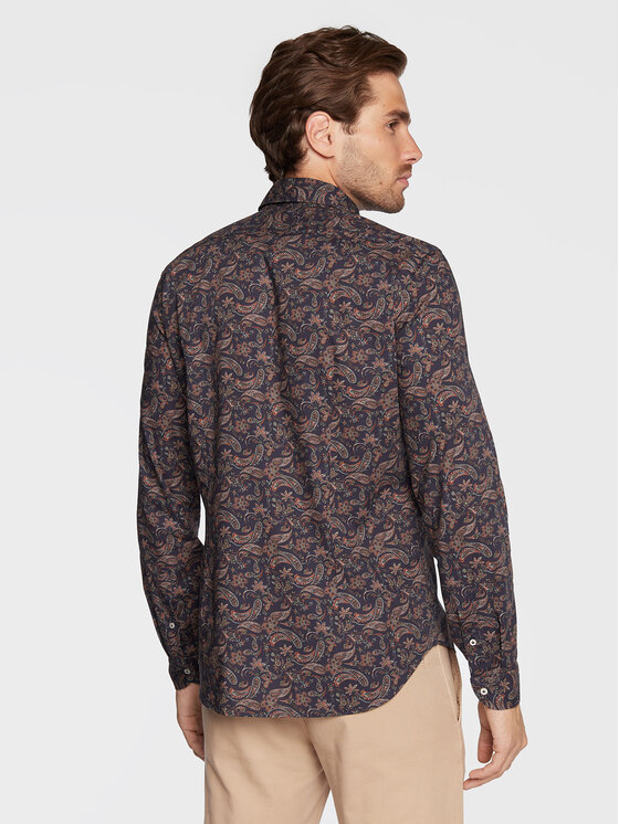 Manuel Ritz Manuel Ritz Hemd 3332E603L 223758 Dunkelblau Regular Fit