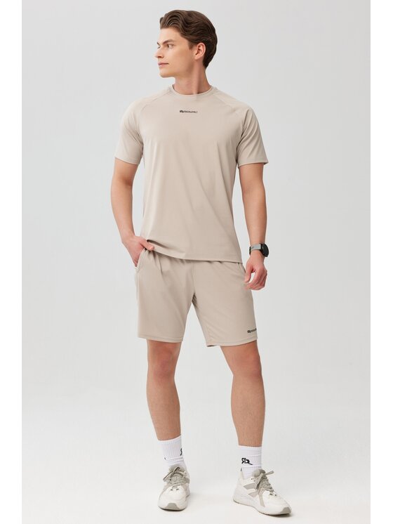 ROUGH RADICAL ROUGH RADICAL Koszulka techniczna PROOF TEE Beżowy Reglan Fit