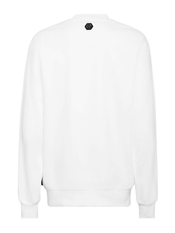PHILIPP PLEIN PHILIPP PLEIN Bluza 239 Biały Regular Fit