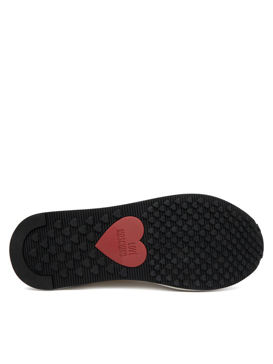 LOVE MOSCHINO LOVE MOSCHINO Sneakersy JA15344G1OINC10A Biały