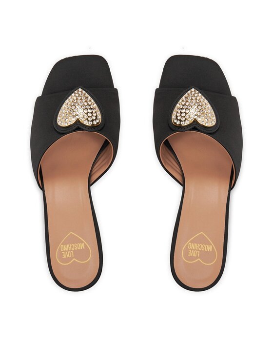 LOVE MOSCHINO LOVE MOSCHINO Klapki JA28045G0IJO0000 Czarny