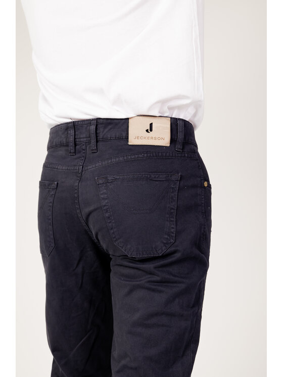 Jeckerson Jeckerson Pantalone da abito JOHN 5TASCHE TOPPA SLIM Blu Slim Fit