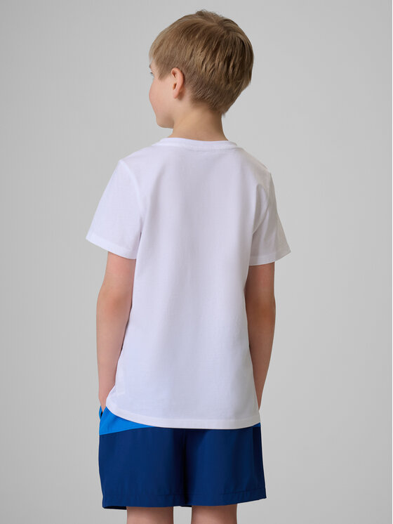 4F 4F T-Shirt BEACHSIDE CHILL Biały Loose Fit