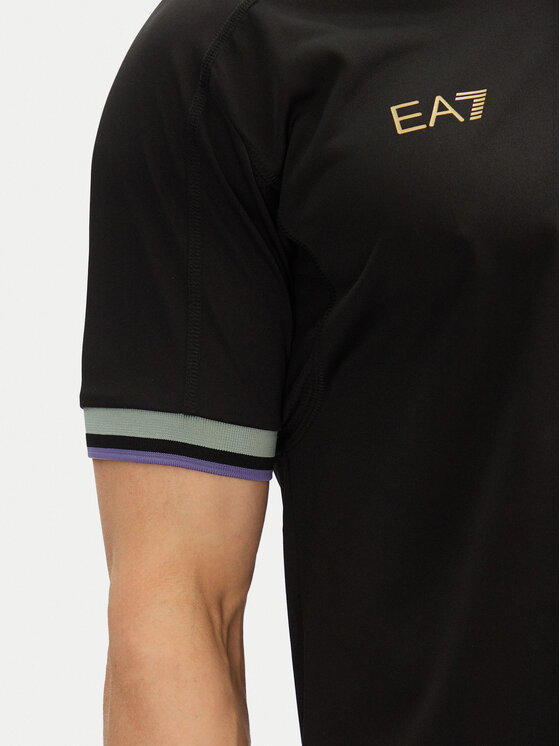 EA7 Emporio Armani EA7 Emporio Armani Polokošile 7M000257 AF13537 UC001 Černá Regular Fit