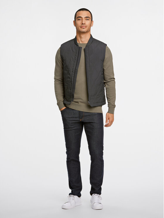 Lindbergh Lindbergh Prsluk 30-305525 Crna Relaxed Fit