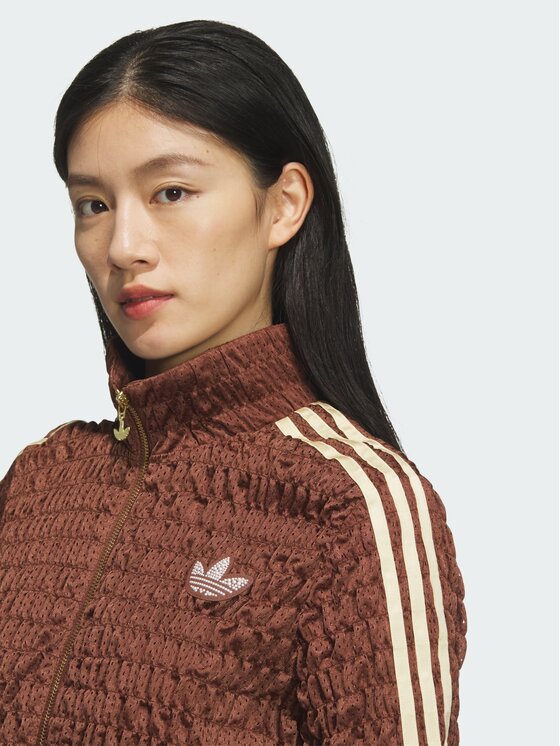 adidas adidas Bluza SMOKED Brązowy Regular Fit