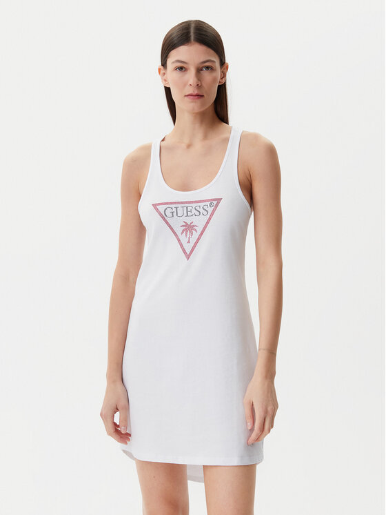 Guess Guess Nyári ruha E5GP01 I3Z14 Fehér Regular Fit
