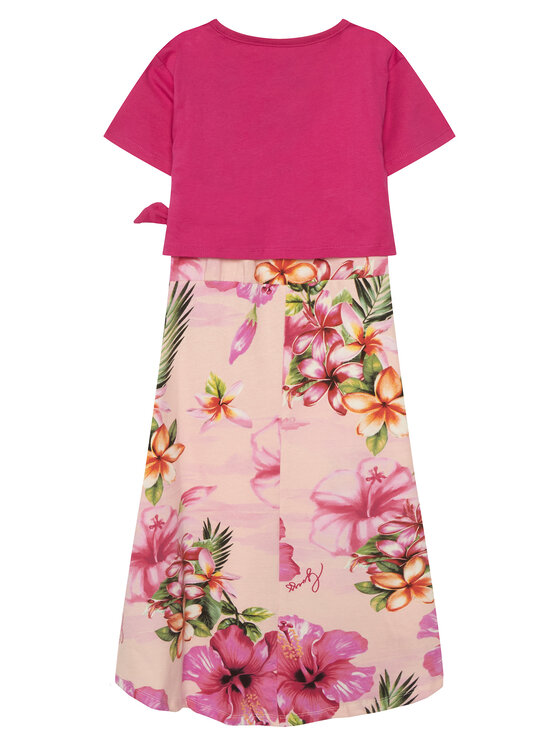 Guess Guess Kleid für den Alltag J6GK15 K6YW4 Violett Regular Fit