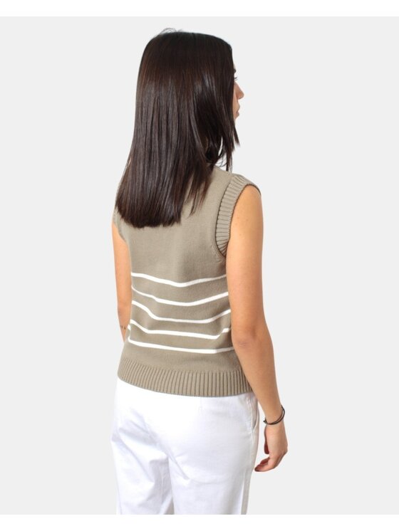 Max Mara Leisure Max Mara Leisure Γιλέκο 9936317743370 Μπεζ Regular Fit