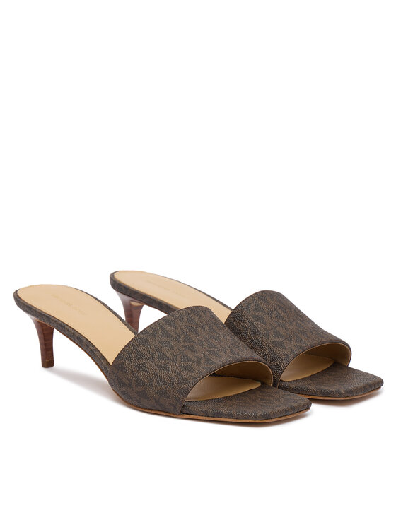 MICHAEL Michael Kors MICHAEL Michael Kors Šľapky Elyse 40F5EYMP1B Hnedá