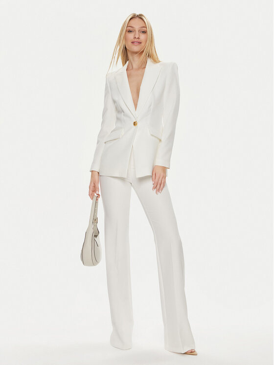 Babylon Babylon Hlače S00563 Bijela Regular Fit