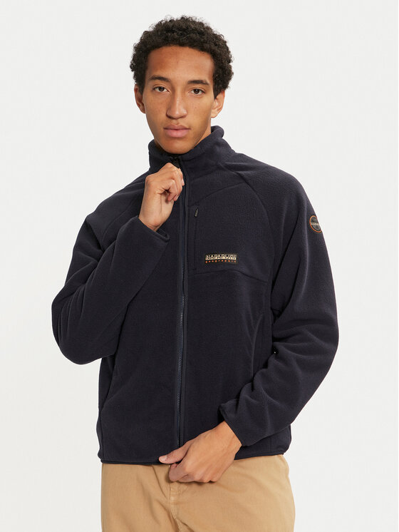 Napapijri Napapijri Fleecejacke T-Dolent NP0A4HZP Dunkelblau Regular Fit