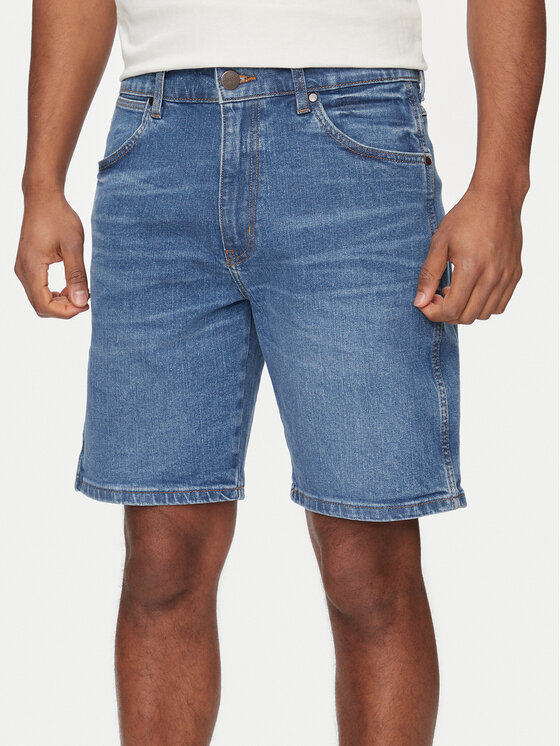 Wrangler Wrangler Pantaloncini di jeans Frontier 112350821 Blu Relaxed Fit