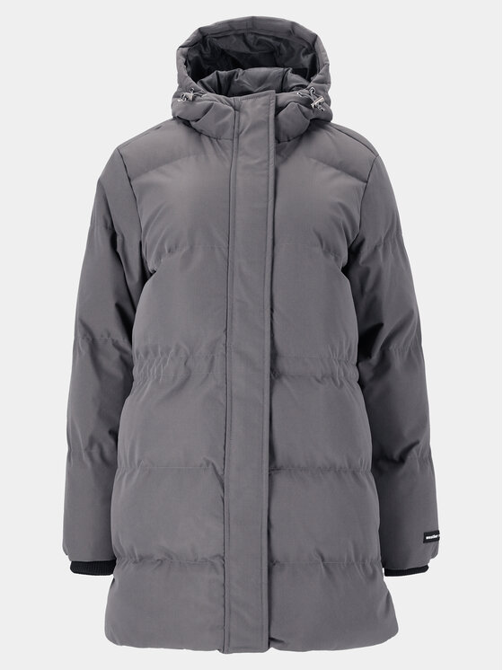 Weather Report Weather Report Зимно яке Silky WR234027 Сив Regular Fit