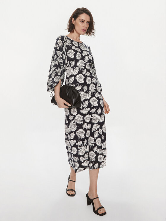 Weekend Max Mara Weekend Max Mara Sukienka codzienna Yellow 2415621071 Granatowy Regular Fit