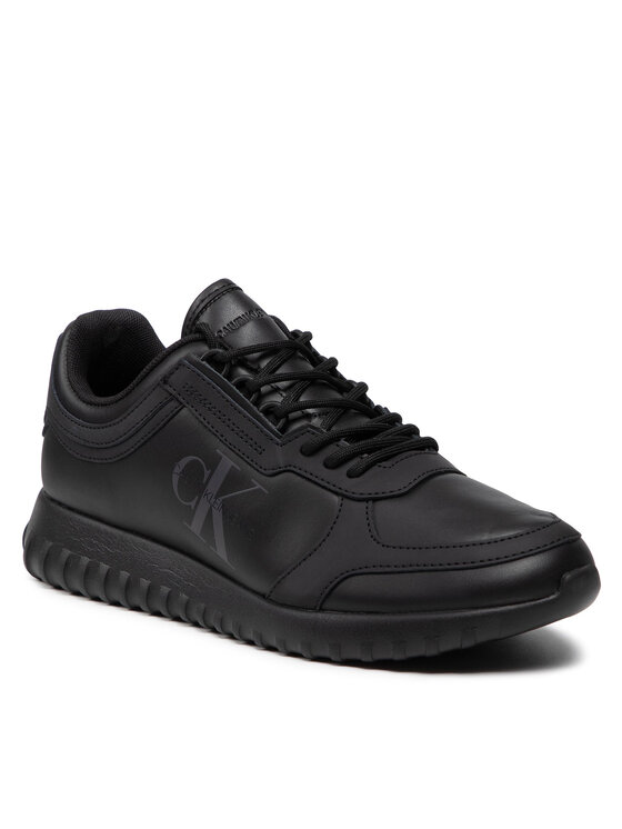 Calvin Klein Runner Laceup Sneaker Sock Bright White en blanc | fashionette