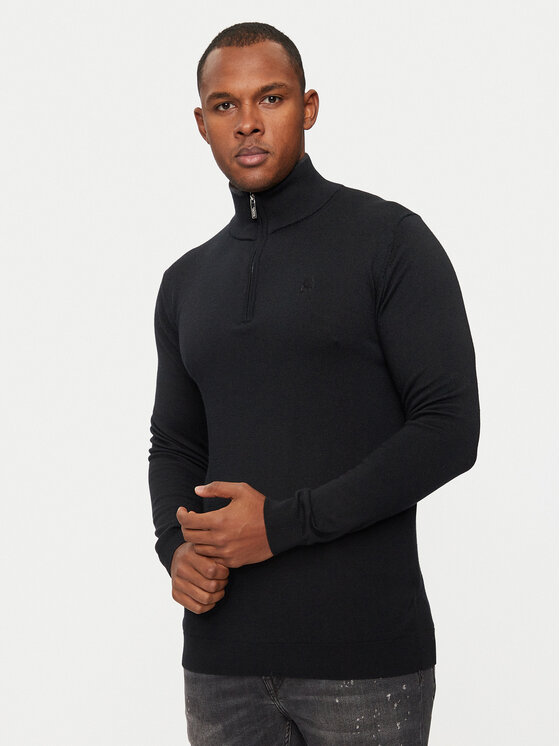 Męski Sweter KARL LAGERFELD, Rozmiar XL, Czarny, 655008 544399