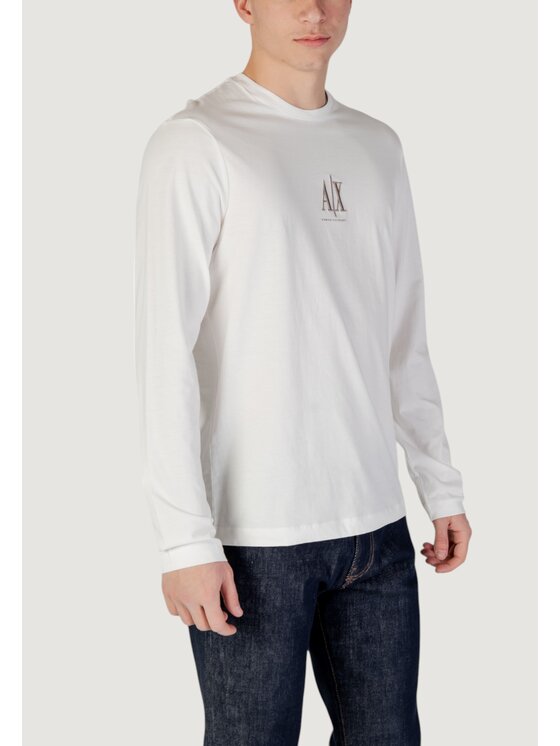 Armani Exchange Armani Exchange Longsleeve XM000364 AF12308 Biały Shirt Fit