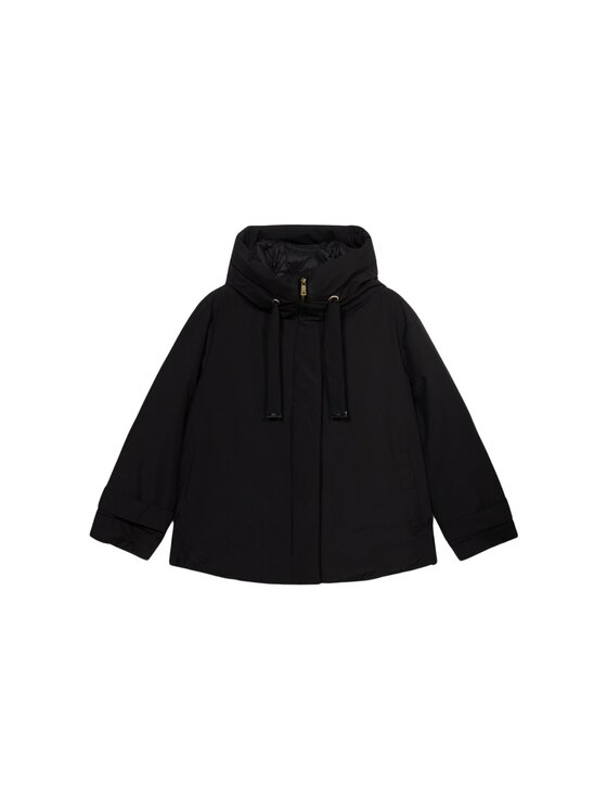 Oltre Oltre Kurtka puchowa F044J000199N033 Czarny Baggy Fit