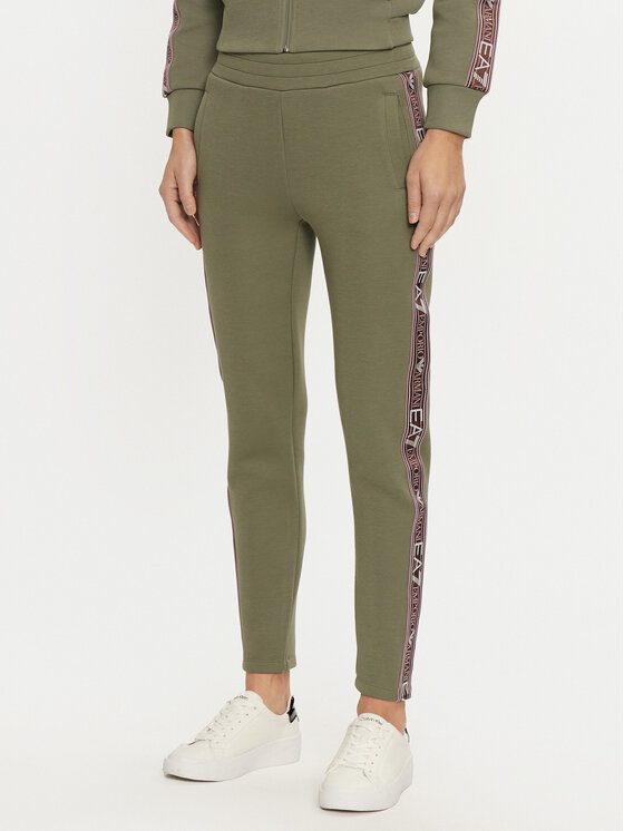 EA7 Emporio Armani EA7 Emporio Armani Trenerka 6DTV51 TJUXZ 1898 Zelena Regular Fit