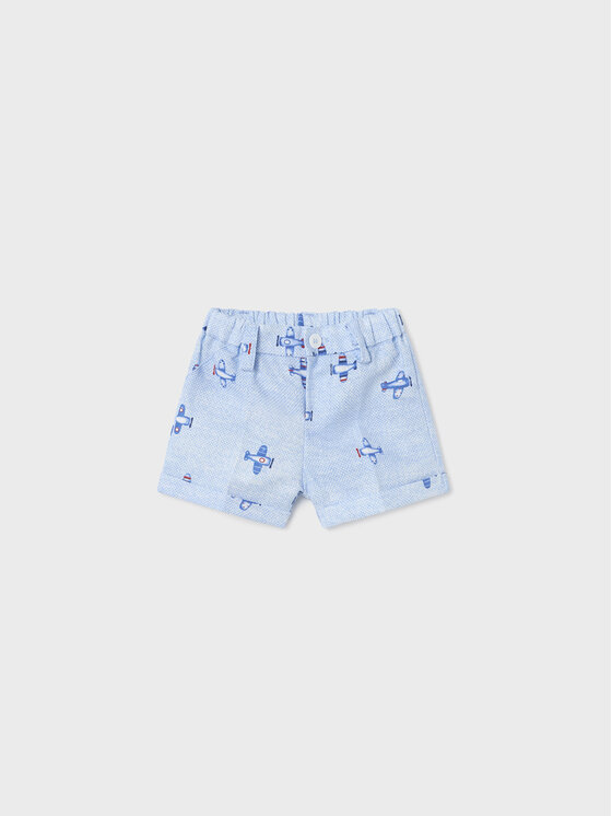 Mayoral Mayoral Stoffshorts 1257 Himmelblau Regular Fit