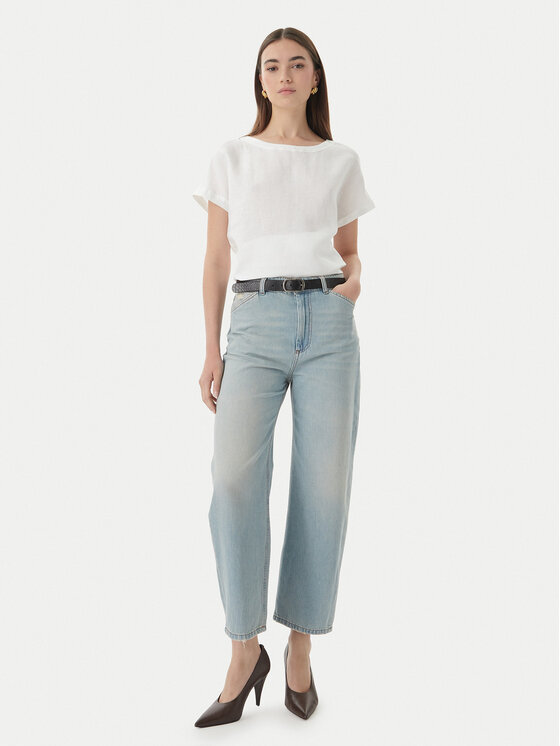 Marella Marella Džinsi 2613181054 Zils Mom Fit