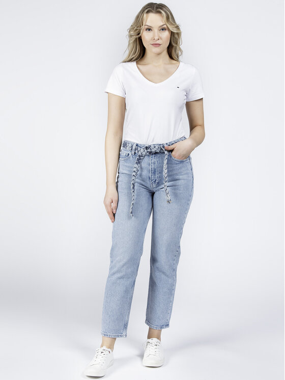 Cross Jeans Cross Jeans Jeansy P 476-030 Niebieski Straight Leg