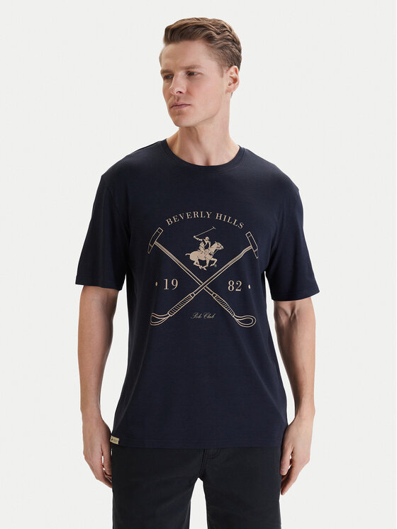 Beverly Hills Polo Club Beverly Hills Polo Club T-särk W126-BHMTS-1020-19P Tumesinine