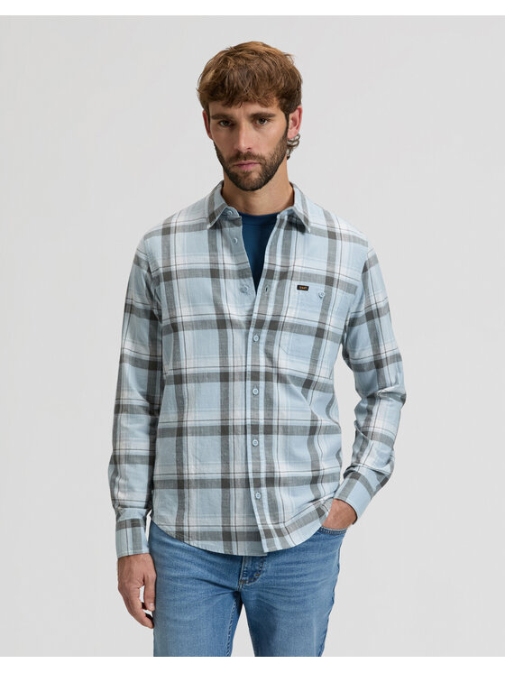 Lee Lee Koszula SURE SHIRT Niebieski Regular Fit
