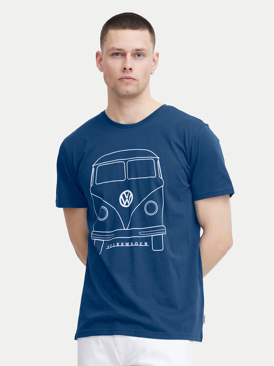 Blend Tricou 20716993 Albastru Regular Fit
